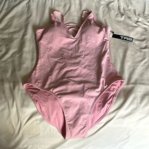 TA3 - Light Pink - Plungey Swimsuit - XL Reg/Long, New with tags
